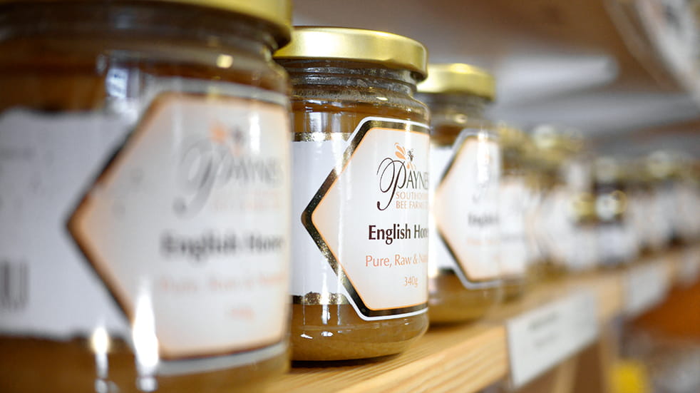 Local food and drink Sussex, Ghyll Manor: Paynes Bee Farm honey